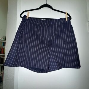 J. Crew Women's Navy Striped Shorts